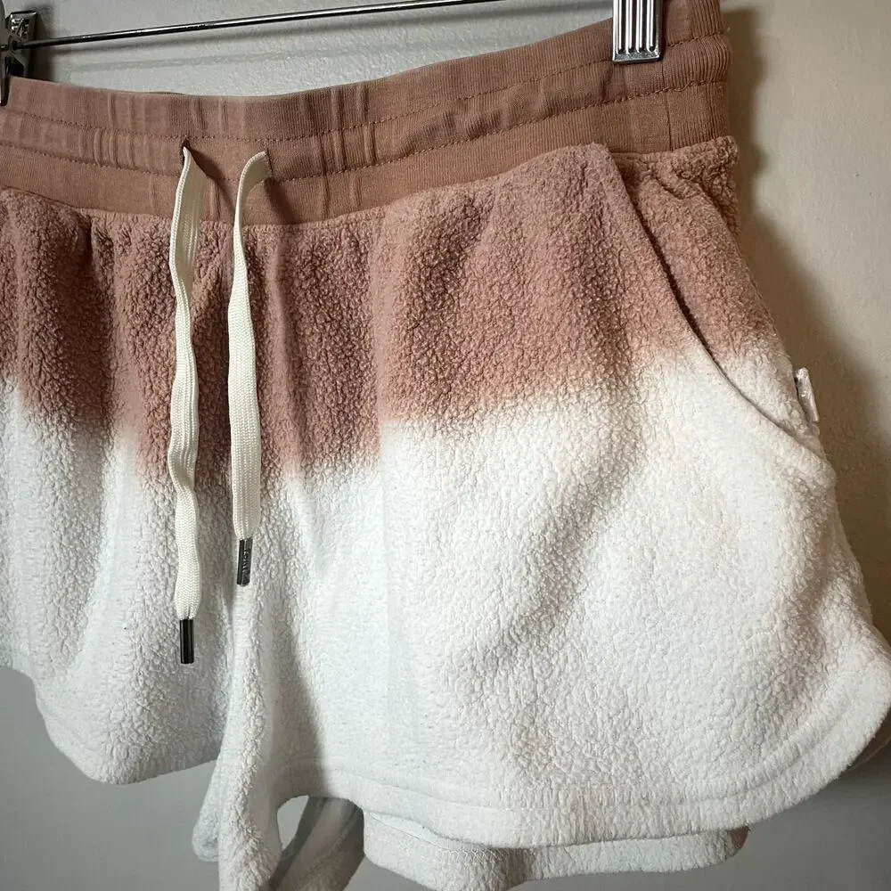 Helen Owen x Feat BlanketBlend Shorts Dip Dye Coral Size Medium